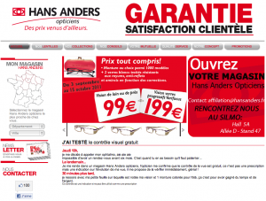 Site de Hans Anders Opticiens