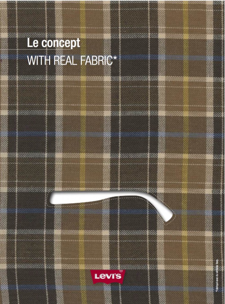 PLV Levi's WITH REAL FABRIC